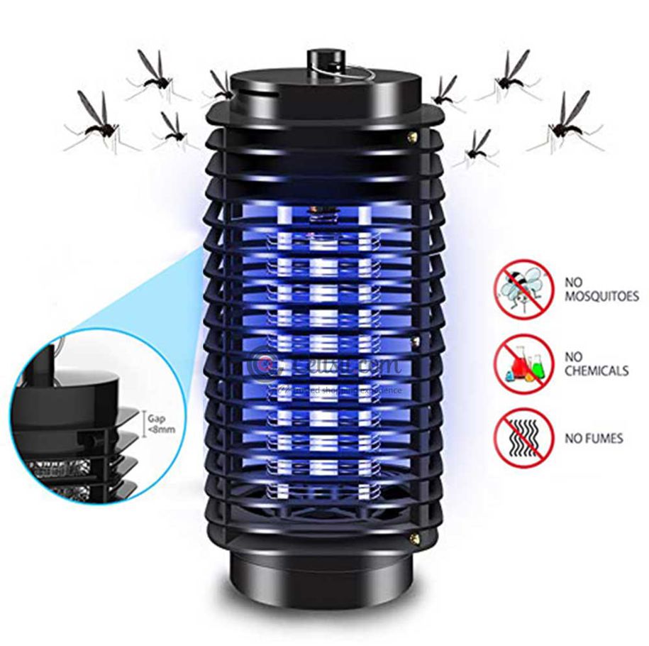 Electronical UV Night Light Mosquito Insect Fly Bug Killer Zapper Trap Lamp