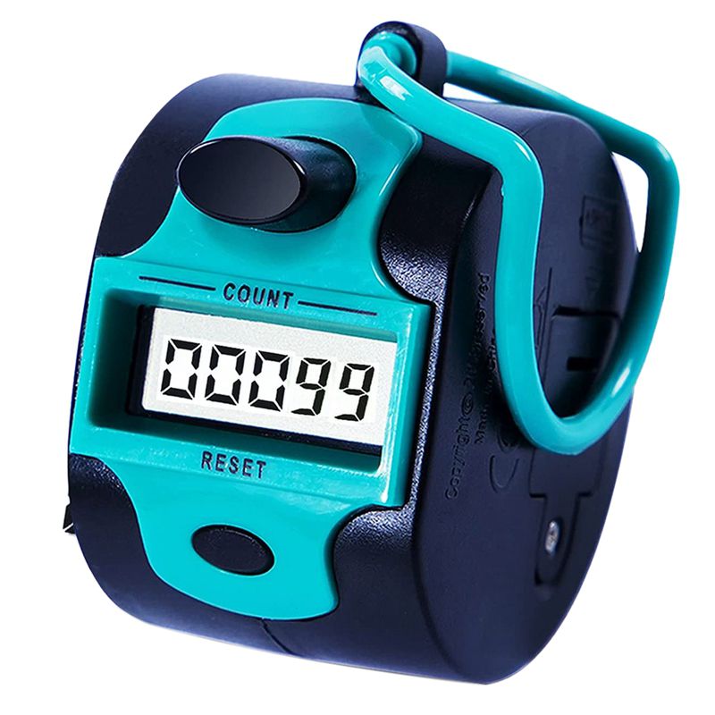 Counter Electronic Clicker Manual Digital Stitch Counter Finger Ring Mechanical Handheld Counter for Row People Golf