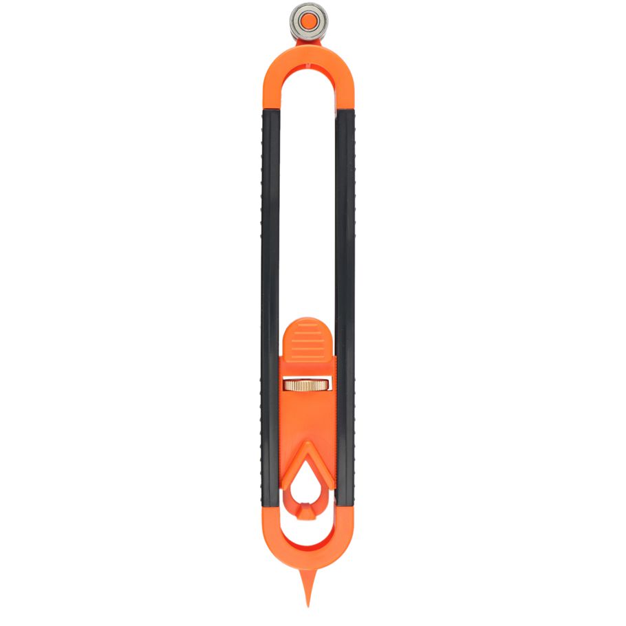 Profile Scribing Ruler Contour Gauge Adjustable Locking Woodworking Measuring Gauge Measurement Tool with 3 Pencil