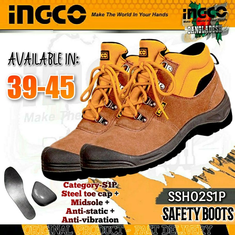 SAFETY SHOES - INGCO SSH02S1P.