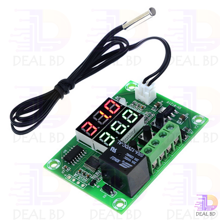 W1219 Thermostat Temperature Controller Switch Module Dual LED Digital Display