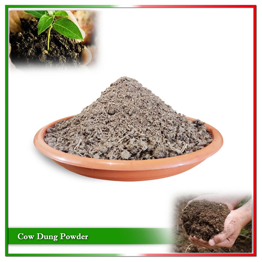 Natural Cow Dung Powder (100% Dry) - 1 kg