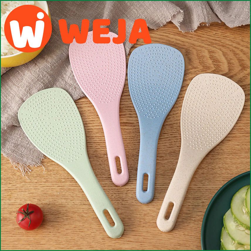 Wheat Straw Rice Spoon Home Rice Paddle kitchen Spatula Non-stick Rices Serving Spoons Cooking Utensil Kitchen Tools