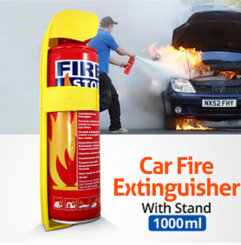 Emergency Fire Stop (1000ml)-Mini Fire extinguisher [For home, offices, kitchen, car]
