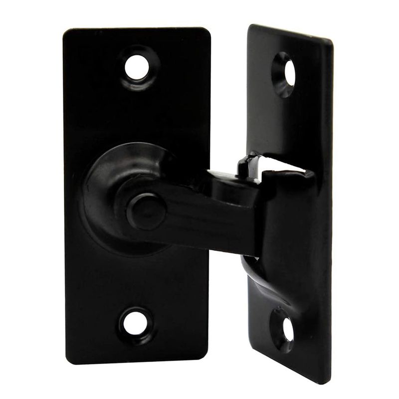 NANLIY- 90 Degree Stainless Steel Door Lock, Sliding Door Latch, Right-Angle Door Lock, Barn Door, Right-Angle Lock