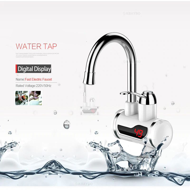 Newest 100% LED Digital Display Instant Heating Electric Water Heater Faucet Tap