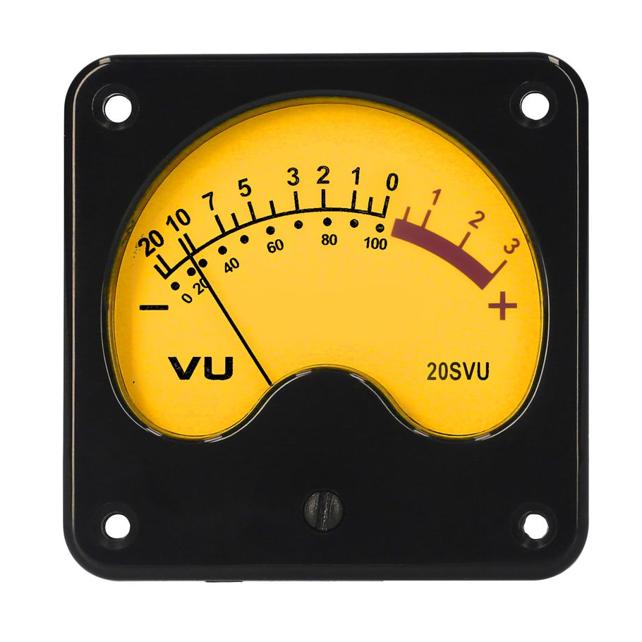 VU Meter Panel VU Meters Warm Back Light Analog DB Sound Level Indicator Portable DB Meter Power Amplifier Recording & Audio Level Amp
