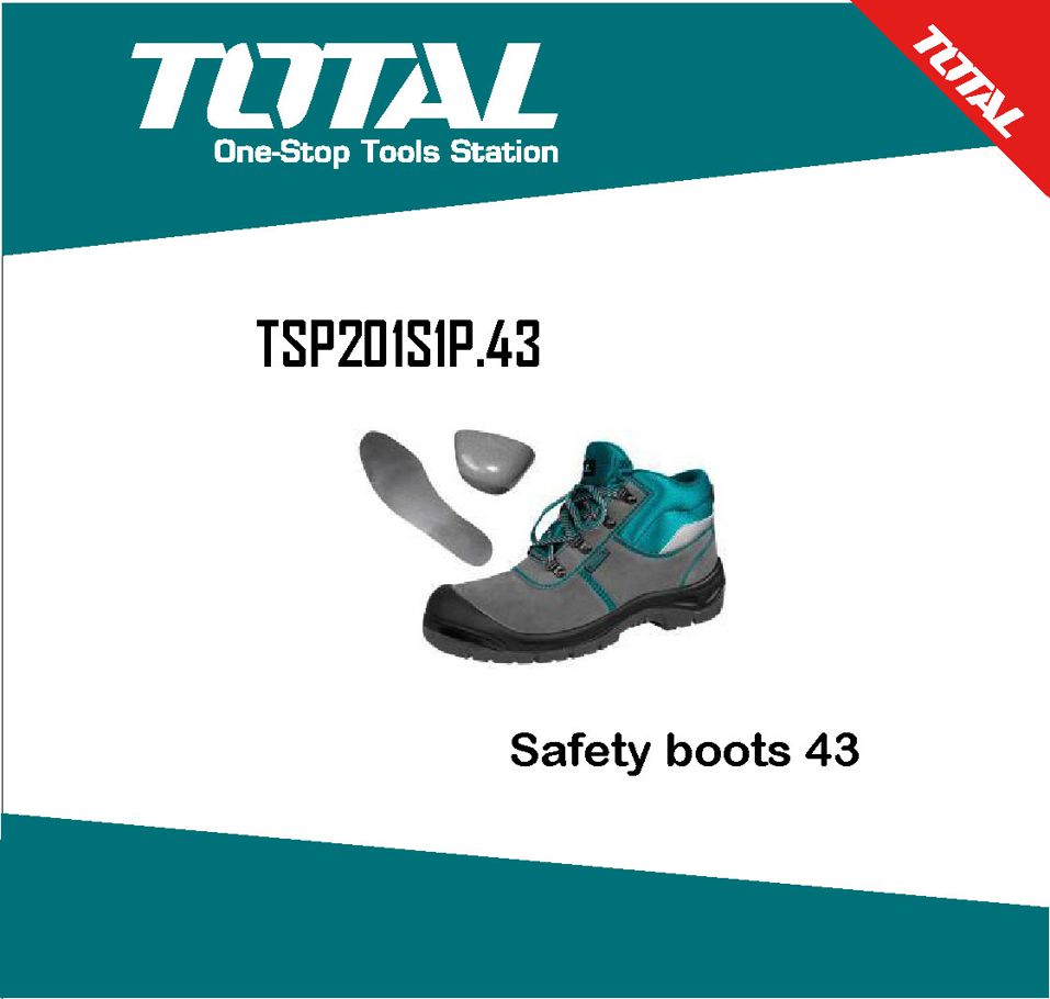 TOTAL Safety Boots (Size 43)