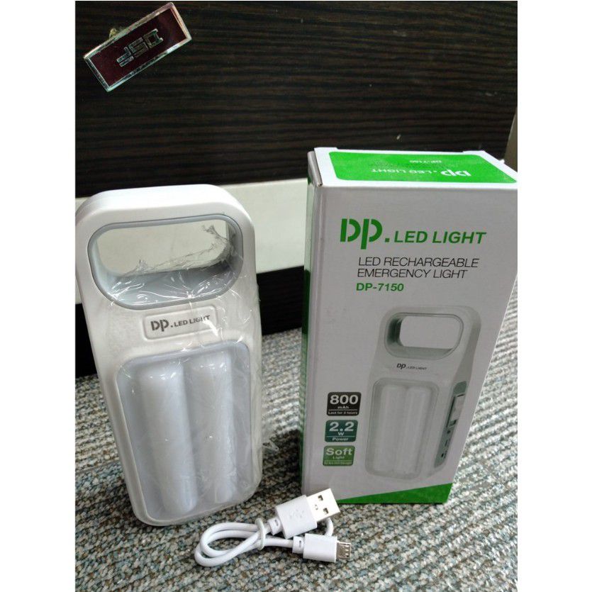 Rechargeable LED Light, Desk light, Clam Light, Torch - DP Emergency Light LED-DP 7152 (Imported )