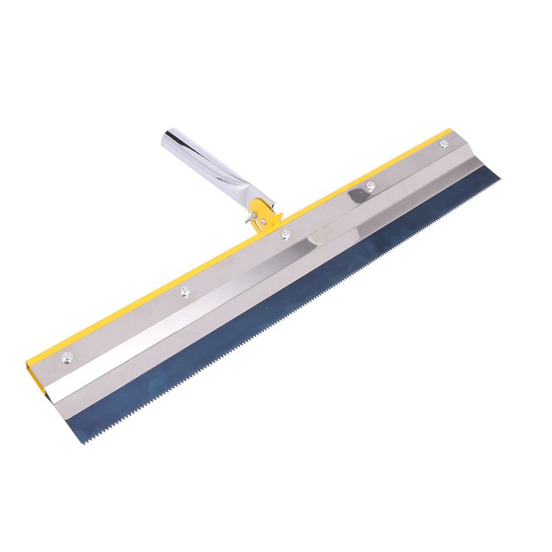 2X Notched Squeegee Epoxy Cement Painting Coating Self Leveling Flooring Gear Rake Construction Tools Part