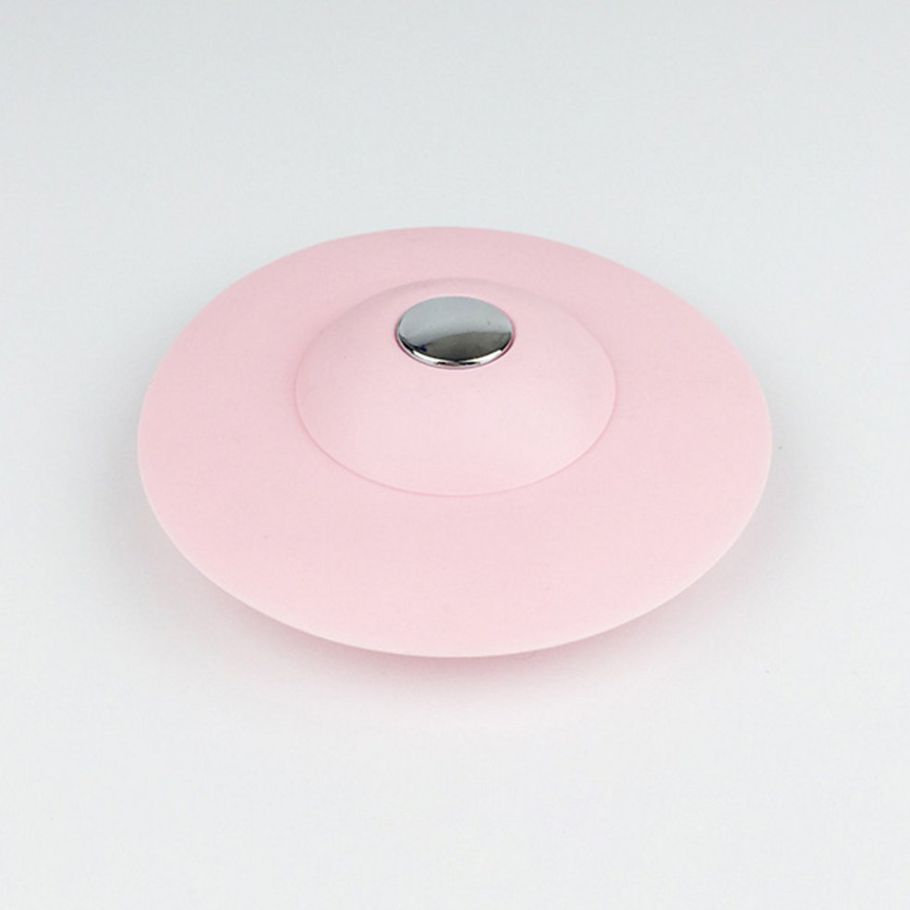 Home Deodorant Floor Drain Cover Water Sink Filter Drain Stopper pink