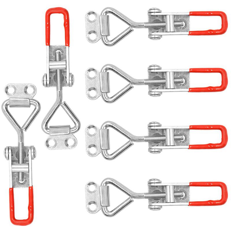 40 Pack Adjustable Toggle Latch Clamp 4001, 330 Lbs Holding Capacity, Heavy Duty Quick Release Pull Latch Toggle Clamp