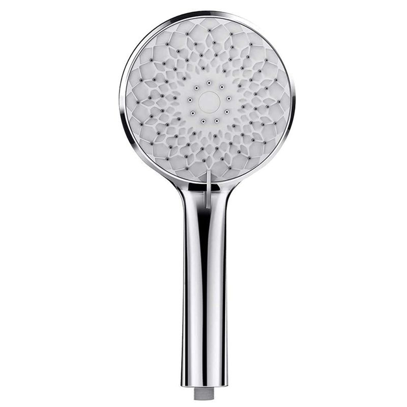 Shower Head Water-Saving Rain Shower Pressure Increasing - 6 Jet Types with Power Wash for Cleaning Tub, Porcelain Brick