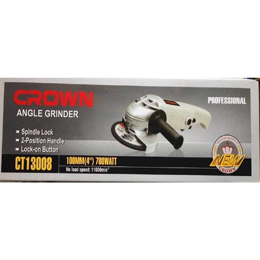 Crown Angle Grinder 100mm (4") 700w Switch at Handle / CT13008