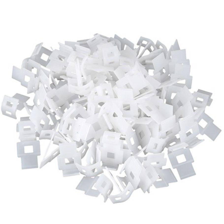 500 Pieces of PE Plastic Tile Leveling System Spacer with Clip Equipment Wall and Floor Tile Kit Perfect Tile Tool Tile