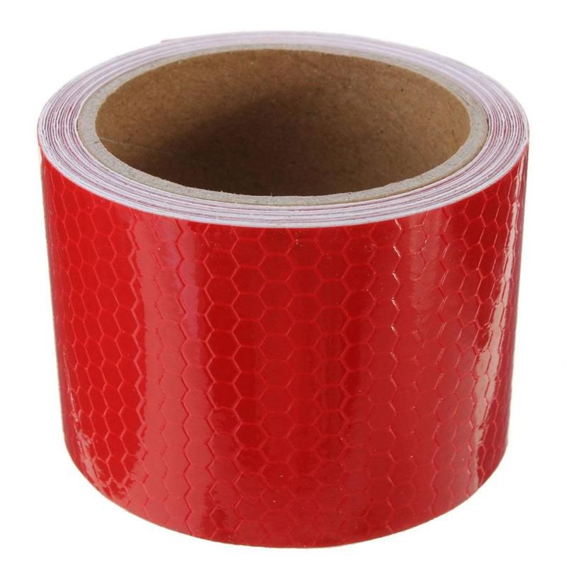 5cm x 3m Tape Warning Tape Reflector Tape Security Tape, Red