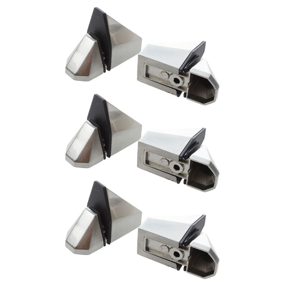 6 Pieces 3mm-16mm Adjustable Glass Holder Glass Clamp Holder