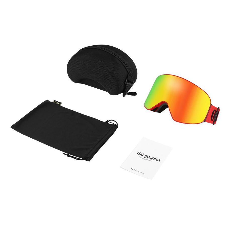 Outad Double Layers Ski Goggles Uv Anti-Fog Glasses Skating Snowboard Eyewear
