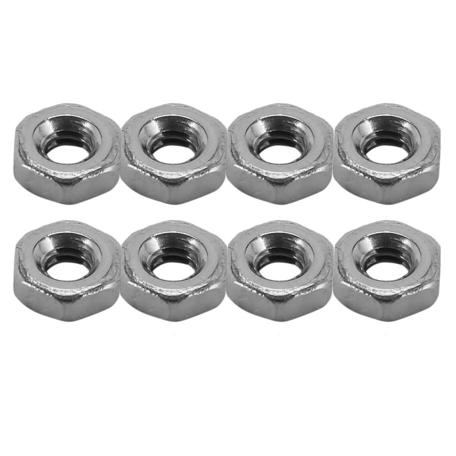 Metric M2 Hex Nuts 304 Stainless Steel Fastener DIN934 200Pcs for Bolt