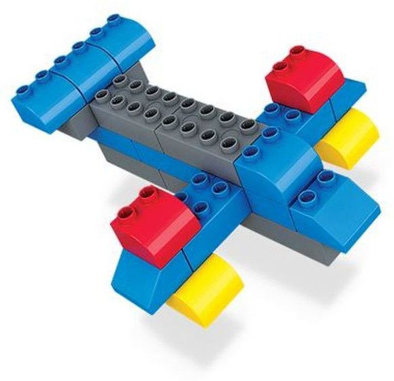 Mega Bloks Building Basics Let's Build jumbo Box  (Multicolor)