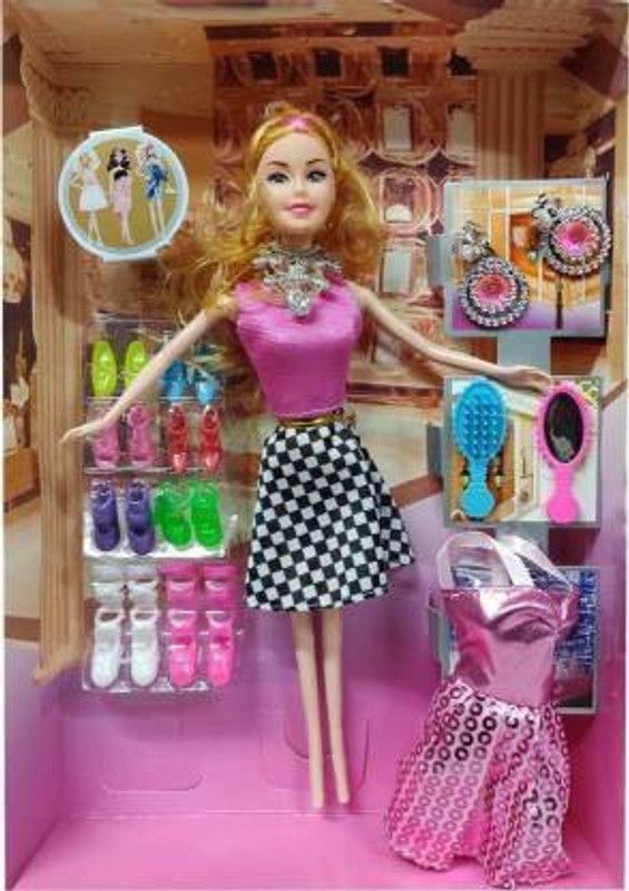 ADR PLAYZONE Baby Fashion Doll With Shoes for girls(multicolor)  (Multicolor)