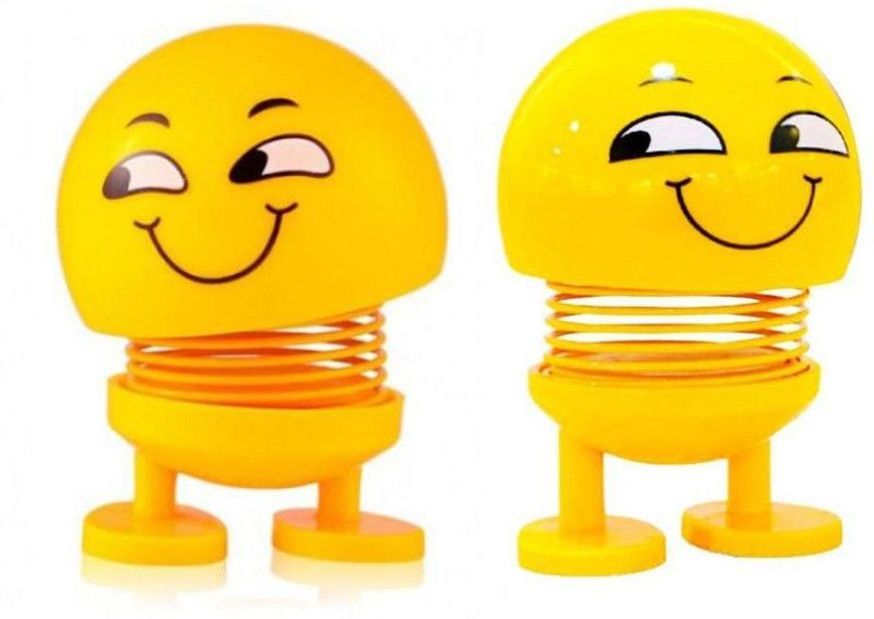 Virtuoso Spring Smiley Dolls - 2 pcs  (Yellow)
