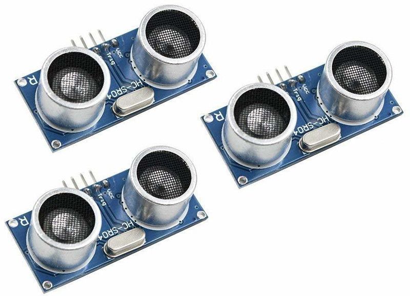 Robotronics HC-SR04 Ultrasonic Sensor Distance Module for Arduino UNO MEGA2560 Nano Robot XBee ZigBee (Pack of 3 ) FM Transmitter Electronic Hobby Kit
