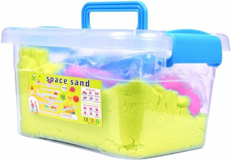 ZUVILIKA 1 kg Moving Kinetic Universe Sand tub Play Set Beach Toy molds Kids