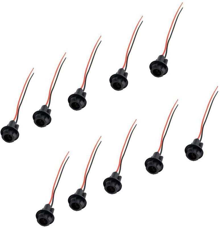Calandis 10 Pieces T10 LED/ SMD Bulb Socket Base Light Connector Extension Light Electronic Hobby Kit