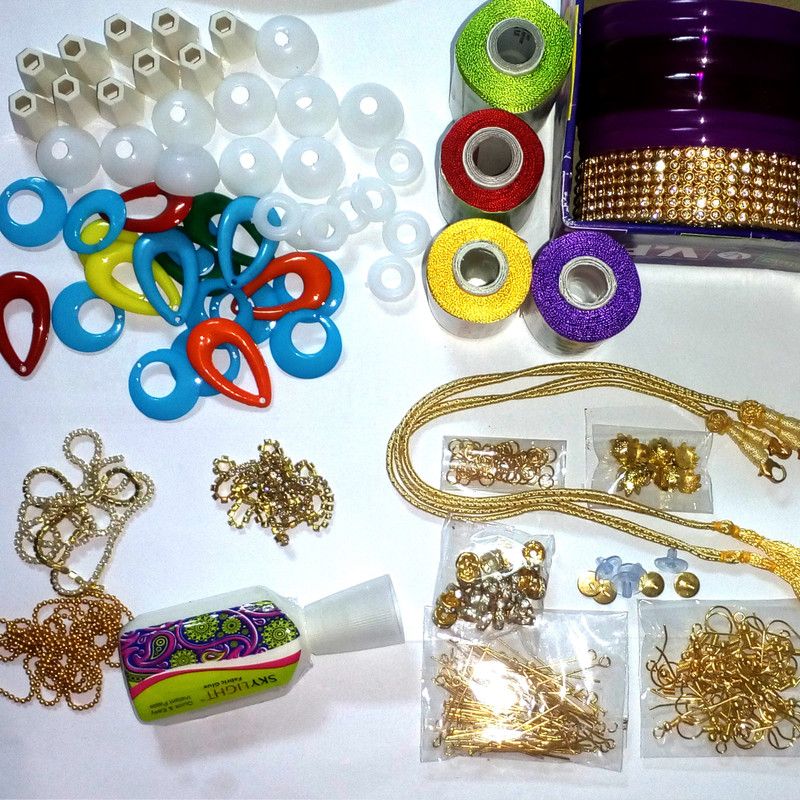 vahvaa Silk thread jewelery-making fully loaded box with all accessories