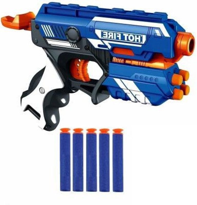 Sandiksha ArohiStore Blaze Storm Soft Bullets Gun Toy for Kids with 10 Suction Darts Guns & Darts  (Multicolor)