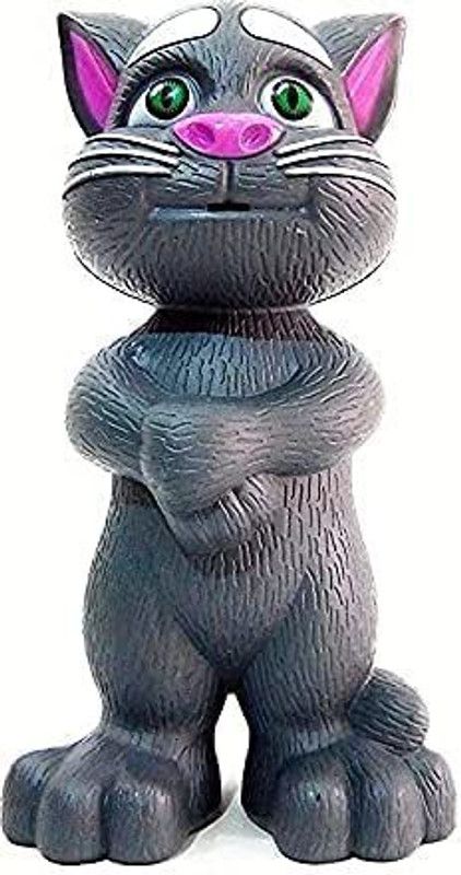 sai kripa Tom World Intelligent Touching and Mimicry Talking Tom Cat with Wonderful Voice  (Black)