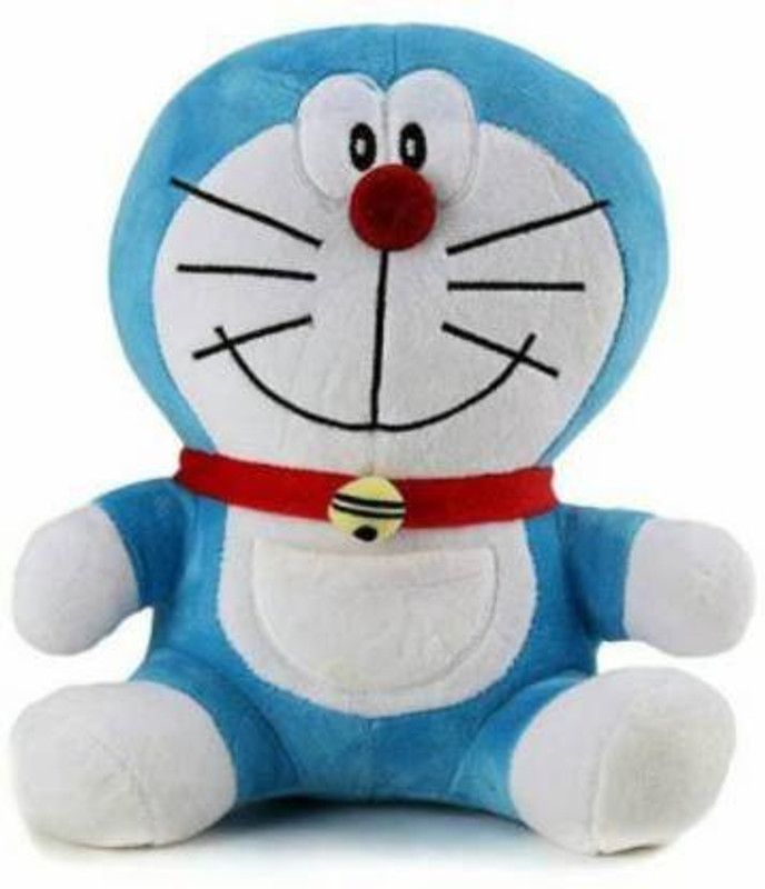 GOD TEDDY GODTEDDY DOREMON SOFT TOY FOR KIDS BLUE - 35 cm  (Blue)