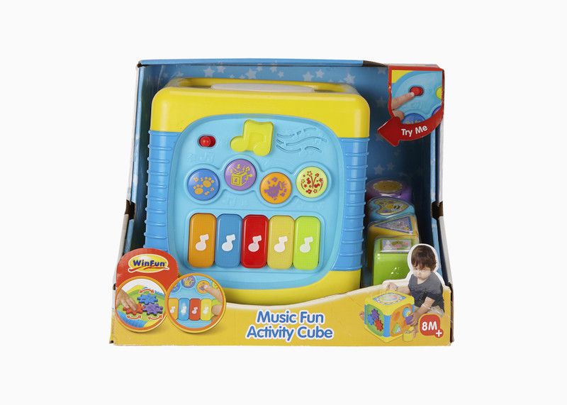 WINFUN Big Music Fun Activity Cube  (Multicolor)