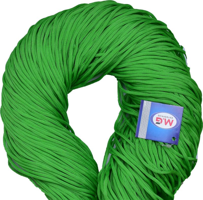 KNIT KING Macrame Parrot Braided Cord Thread Nylon knot Rope sturdy cording, mildew resistant DIY 3 mm 300 m for Jewelry Making, Bags & art craft