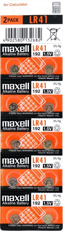 SunRobotics Maxell Original Watch Battery Button Cell LR41 10 PCS Electronic Components Electronic Hobby Kit