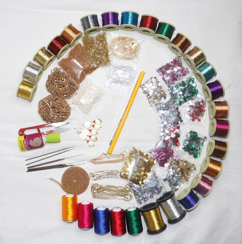 Dealx AARI embroidery Beginners kit pack of 60 products