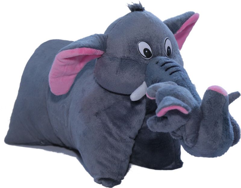 AMARDEEP Fun Pillows - 38 cm  (Grey, White)