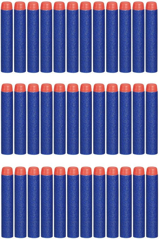SOMETHING4U (Pack of 30) Blue Bullet Foam Dart Bullets for Nerf N-Strike Elite Guns, Darts & Plastic Bullets  (Blue)