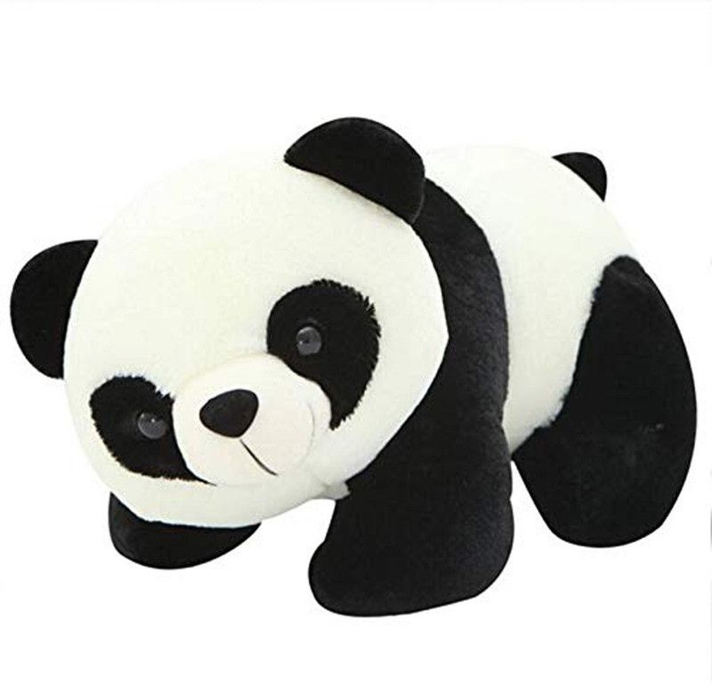 Love And Joy Super Cute And Soft Panda Soft Toy For Gift |Birthday - 30 cm (Black, White) - 30 cm  (Black)