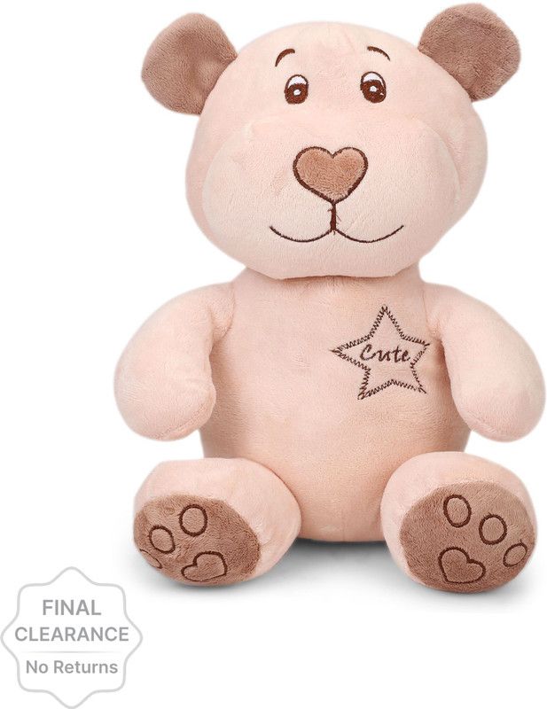 My Baby Excel Baby Bear in Brown Colour - 30 cm  (Brown)