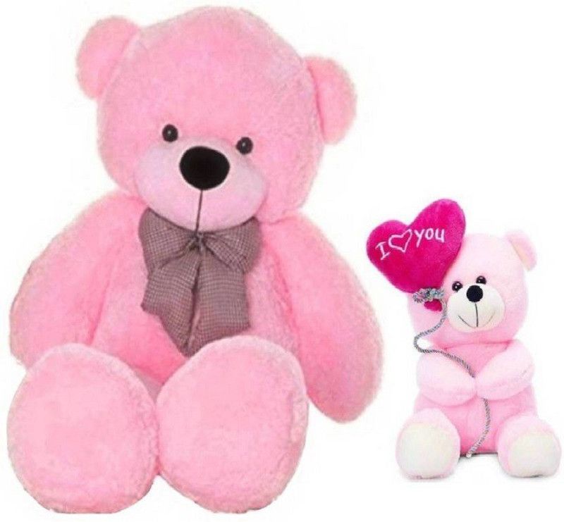 ARC Soft, Big and Cute Teddy Bear and Balloon Teddy Bear - 90 cm  (Pink)