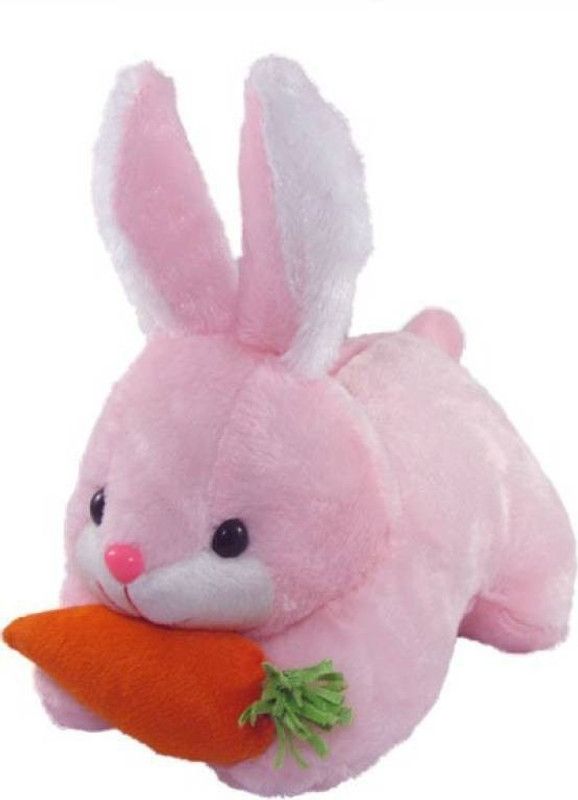 Creadcraft Rabbit Soft toy for kids Playing Teddy Bearpk7 - 25 cm  (Pink)