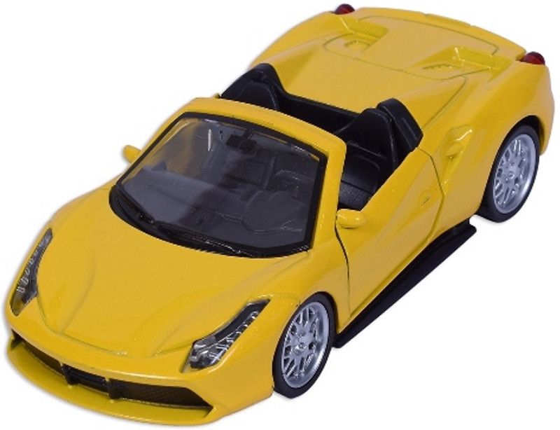 ROAD BURNER Thrill Racer 1:36 Scale Die Cast Pull Back Car  (Yellow, Pack of: 1)