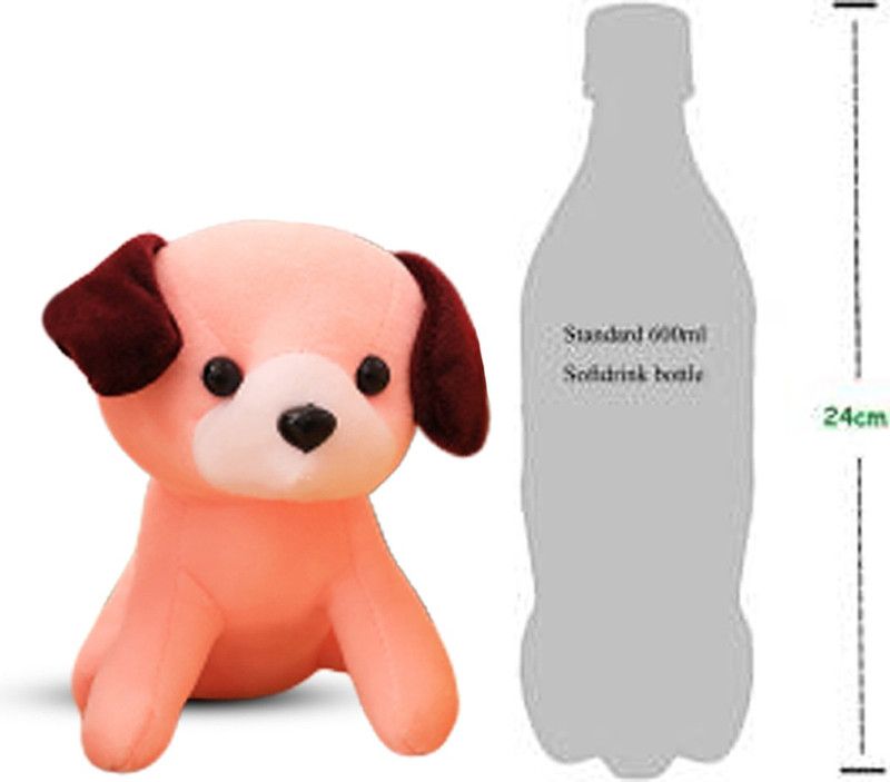 KEKEMI ST65 High Quality Non-Toxic Hugable cute Dog stuff Animal Teddy Bear Soft Toys for Kids / Gift - 7 inch  (Multicolor)