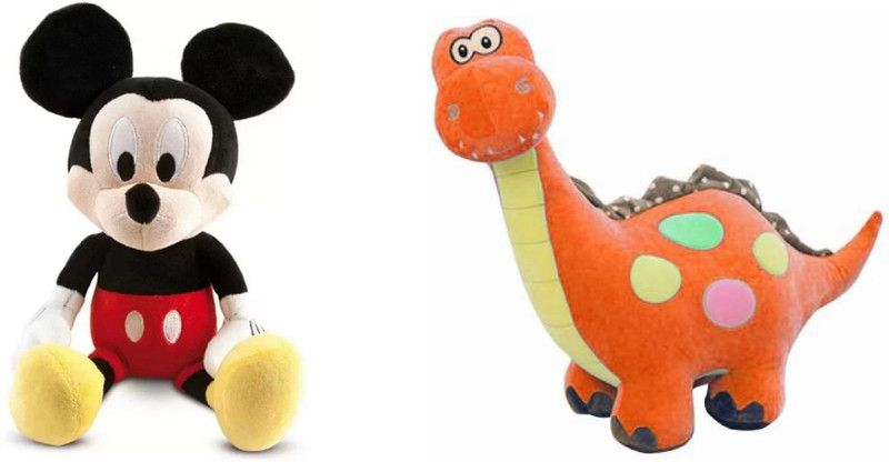 WooCute Super Soft Quality Huggable Cute Animal Stuffed Toy-for Babies, Toddlers, Kids, Birthday & Special Occasions - 46 cm  (Orange, Multicolor)