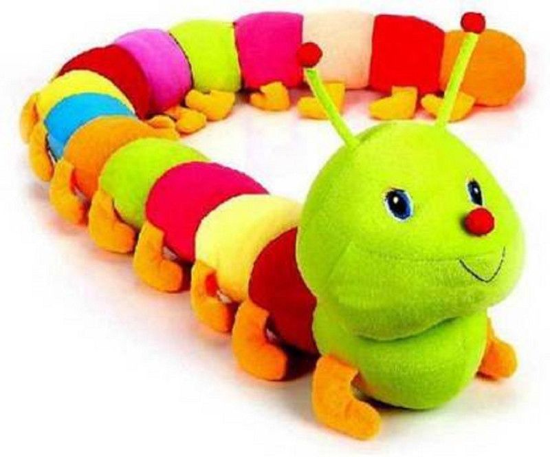 NV COLLECTION Soft Toy Caterpillar kids 68cm - 68 cm  (Multicolor)