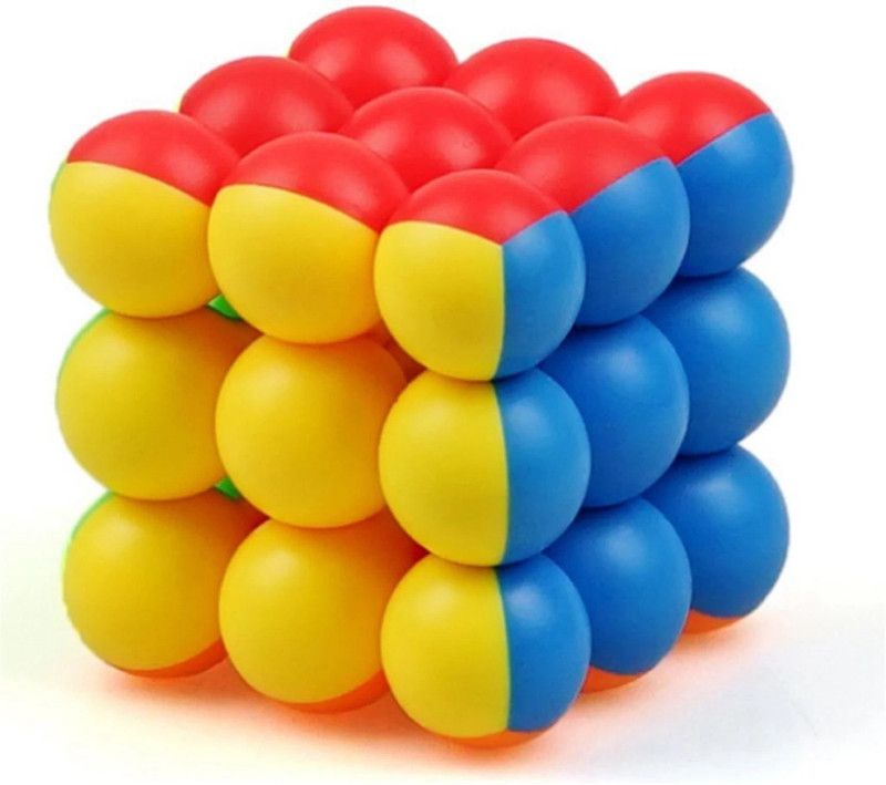 Koros Bubble Cube High Speed Ultra Smooth Round Ball 3x3x3 Magic Cube 3 Layer  (27 Pieces)