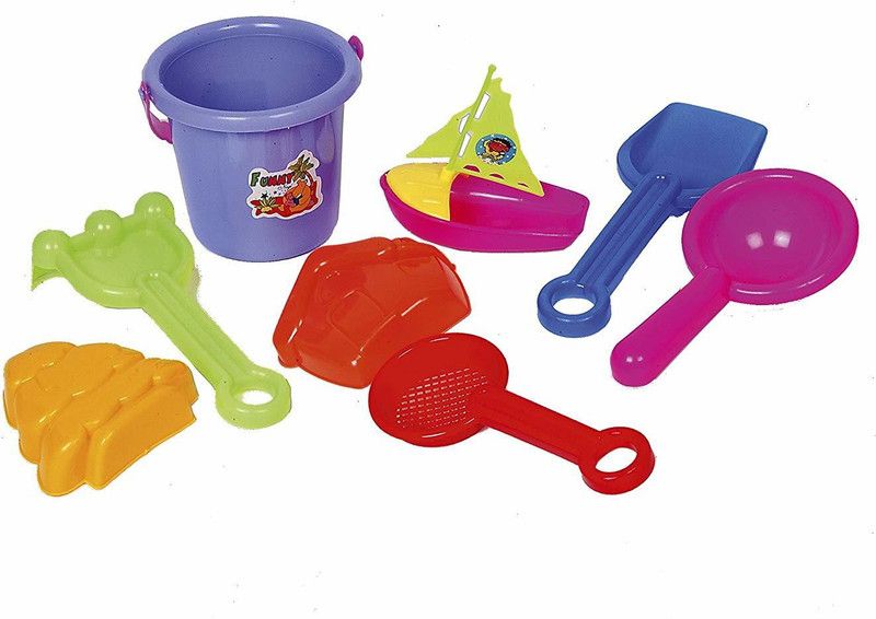 Krireen Beach Set, Multi Color  (Multicolor)