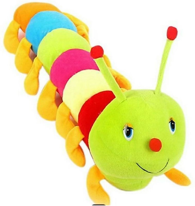 soniya enterprises caterpillar - 90 cm  (Multicolor)